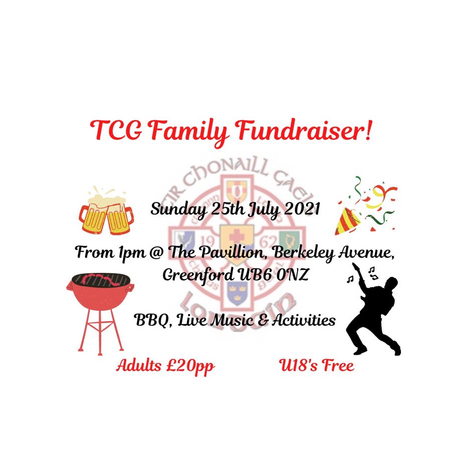 TirChonailGaels's tweet photo. Our TCG Family Fundraiser takes place next Sunday, 25th of July!

An event not to be missed, there will be plenty of entertainment on the day for both young &amp; old! 

Tickets can be purchased from club members or via the clubhouse. 
*BBQ is included in ticket price🍔🌭 https://t.co/7oxDVoKcrW