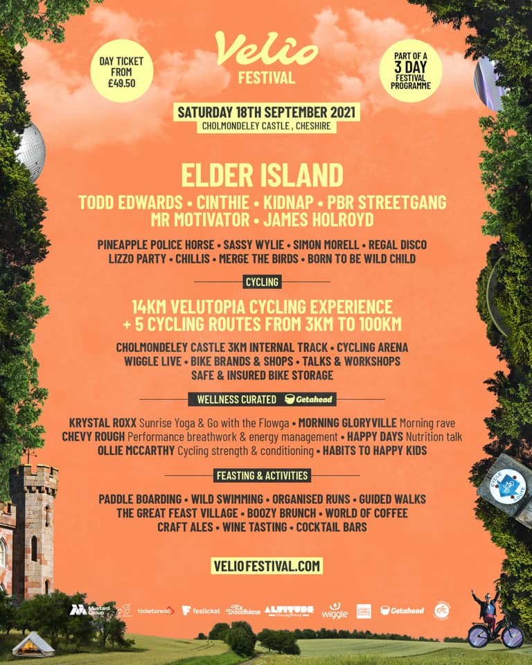 Sat 18th Sept 🙌 Kick your Saturday off with sunrise yoga or head to Morning Gloryville to start your day with a boogie! Searching for cycling paradise? We’ve got 5 stunning routes to choose from, including our party ride Velutopia.