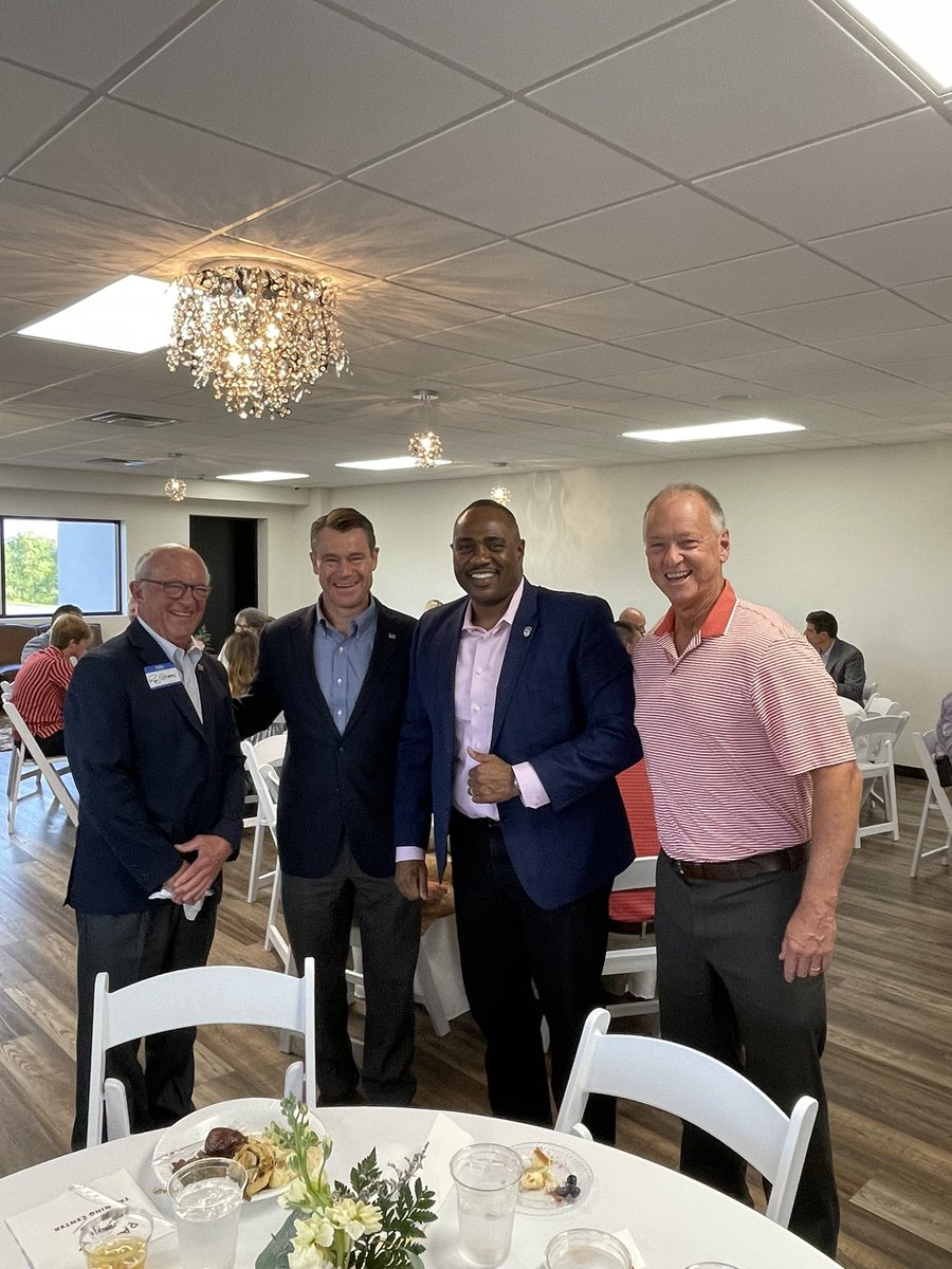 ToddYoungIN's tweet image. Honored to kick off the re-election campaign of my friend and fellow Marine, @gartenforsenate.