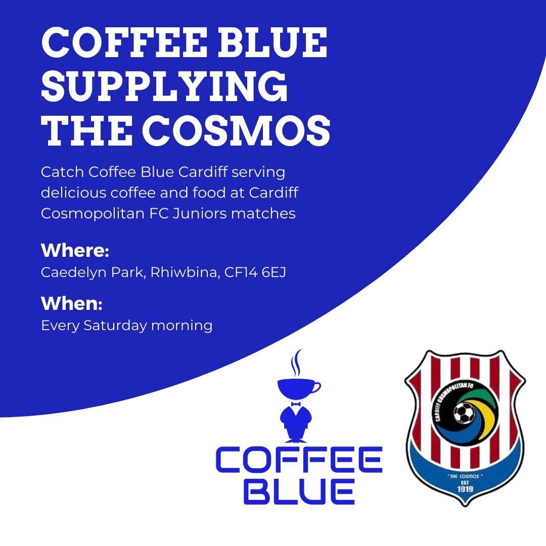 ‼️ CARDIFF COFFEE & FOOTBALL FANS ‼️

Catch Coffee Blue Cardiff at @Cdf_CosmosJnr matches and events every Saturday! ☕ ⚽️

Full details below 👇