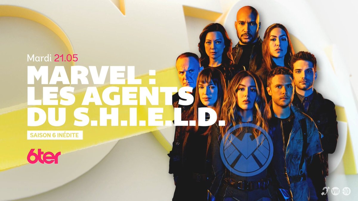 6ter's tweet photo. Tout de suite, découvrez la saison 6 inédite de Marvel : #LesAgentsDuSHIELD 🛸 https://t.co/cfTe1pECQq