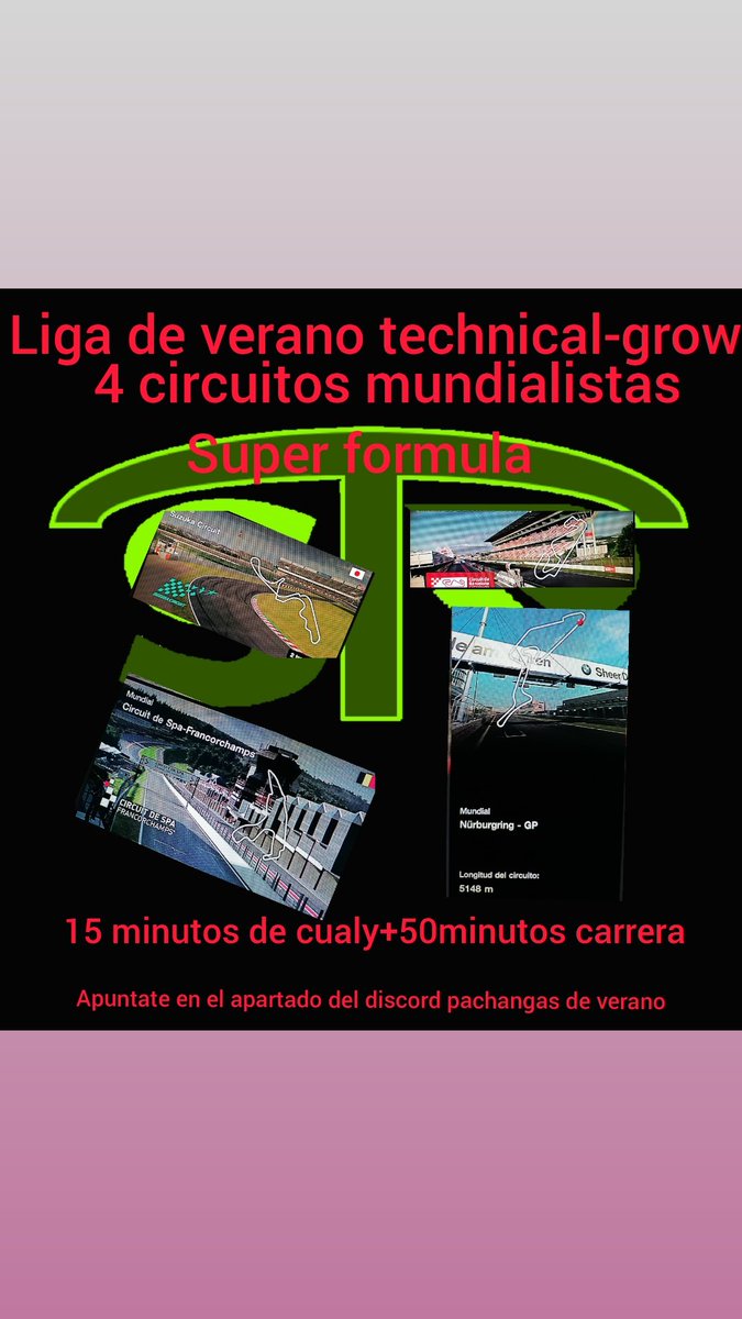 Carrera de verano TSR_TECHNICAL-GROW simracing