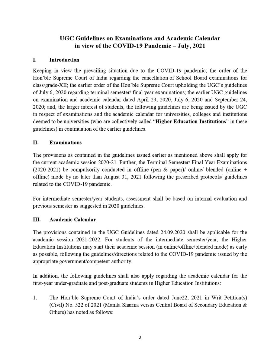 UGC INDIA tweet media