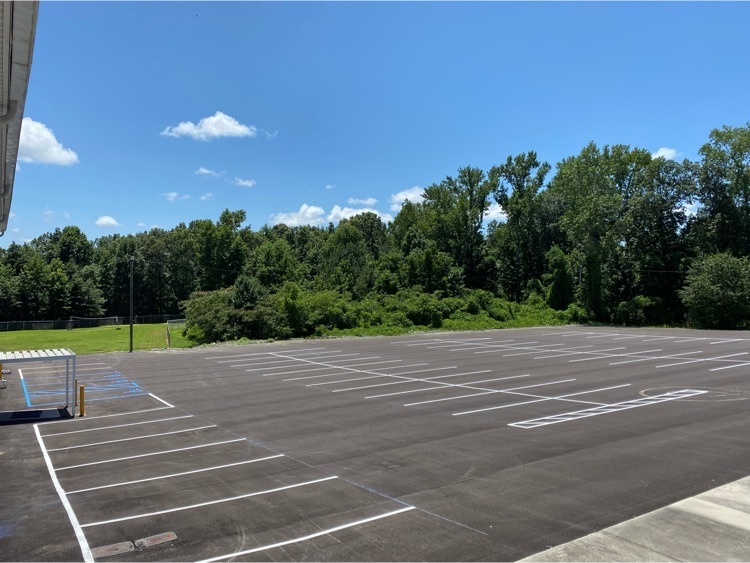 WestPointMiddle's tweet image. We are thankful to Dr. Barnette and board members for having our gym parking lot paved and striped! It looks awesome!!