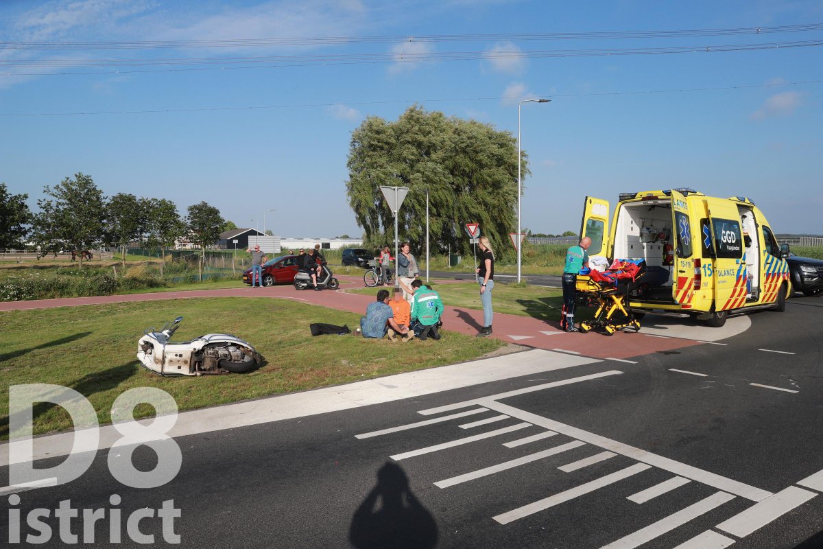 Melding ambulance Hoogseweg Pijnacker inzake aanrijding
