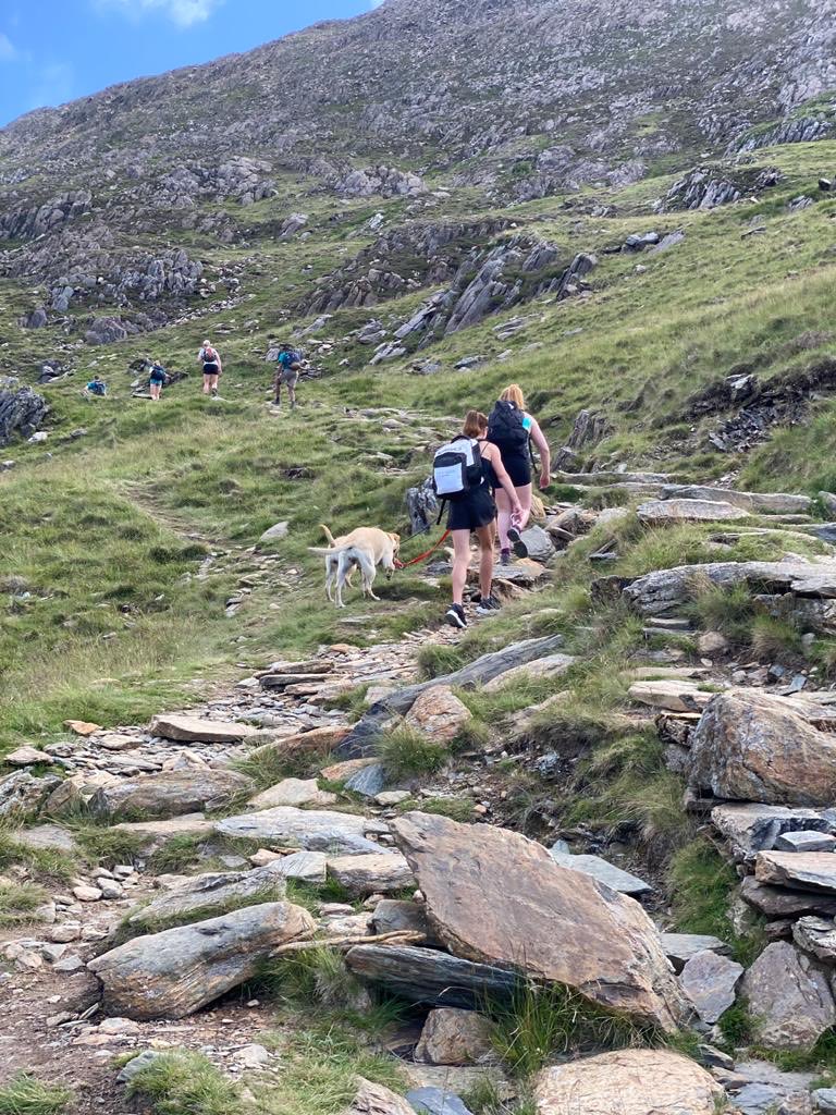 RossCopeRunning's tweet photo. When your daughter asks you to do a girly day shopping or spa? No we will do Snowdon https://t.co/4I9D53LlMe