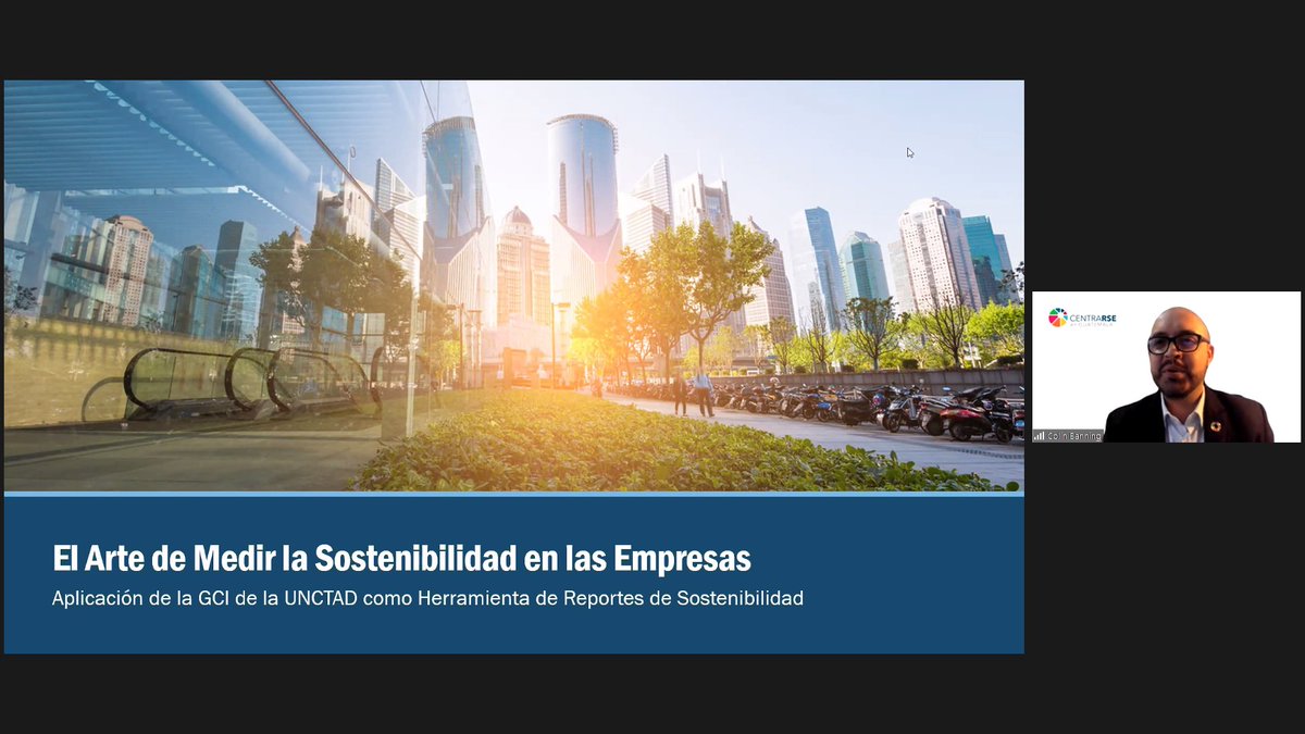 La UNCTAD ha trabajado de la mano con CentraRSE varias iniciativas, hemos realizado 4 estudios de casos.

Colin Banning, Consultor Nacional División de Inversión y Empresa Conferencia de las Naciones Unidas sobre Comercio UNCTAD/CENTRARSE
#Agenda2030 #HLPF21 #ODSCENTRARSE