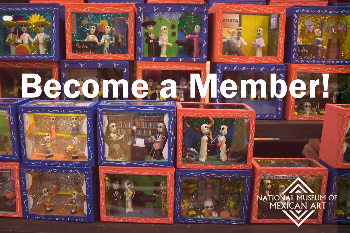 ExploreNMMA's tweet photo. Now is a great time to become a member of NMMA! Our membership program offers you the opportunity to participate in the Museum’s many offerings including a private tour of our Día de Muertos exhibition, gift shop discounts, and more. Join today: https://t.co/krvn2NFQ83 #NMMArt https://t.co/klMciY1GHA