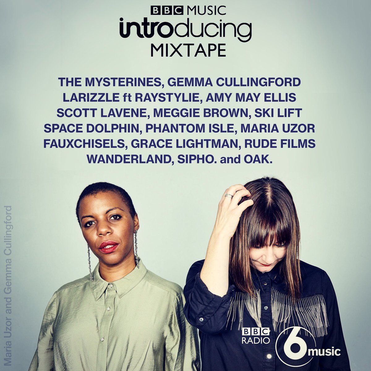 gladtobegay's tweet photo. My @BBCIntroducing Mixtape drops 4am on Mon. Subscribe via https://t.co/ZqM8RJFYUb or any podcast app
0400-0430
@TheMysterines
@gemcullingford
@iamlarizzle @TheRayStylie
@amymayellisAME
@scottlavene
@BrownMeggie
@helloskilift
#SpaceDolphin
See https://t.co/9XYxB8xMqw
for playlist https://t.co/7ZQvPCGEhm