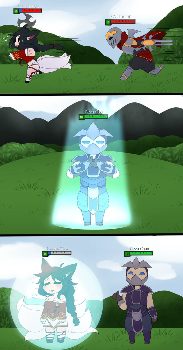 UndefinedWish's tweet image. Shen god, Pizza Chan had this made when I was sick..qq