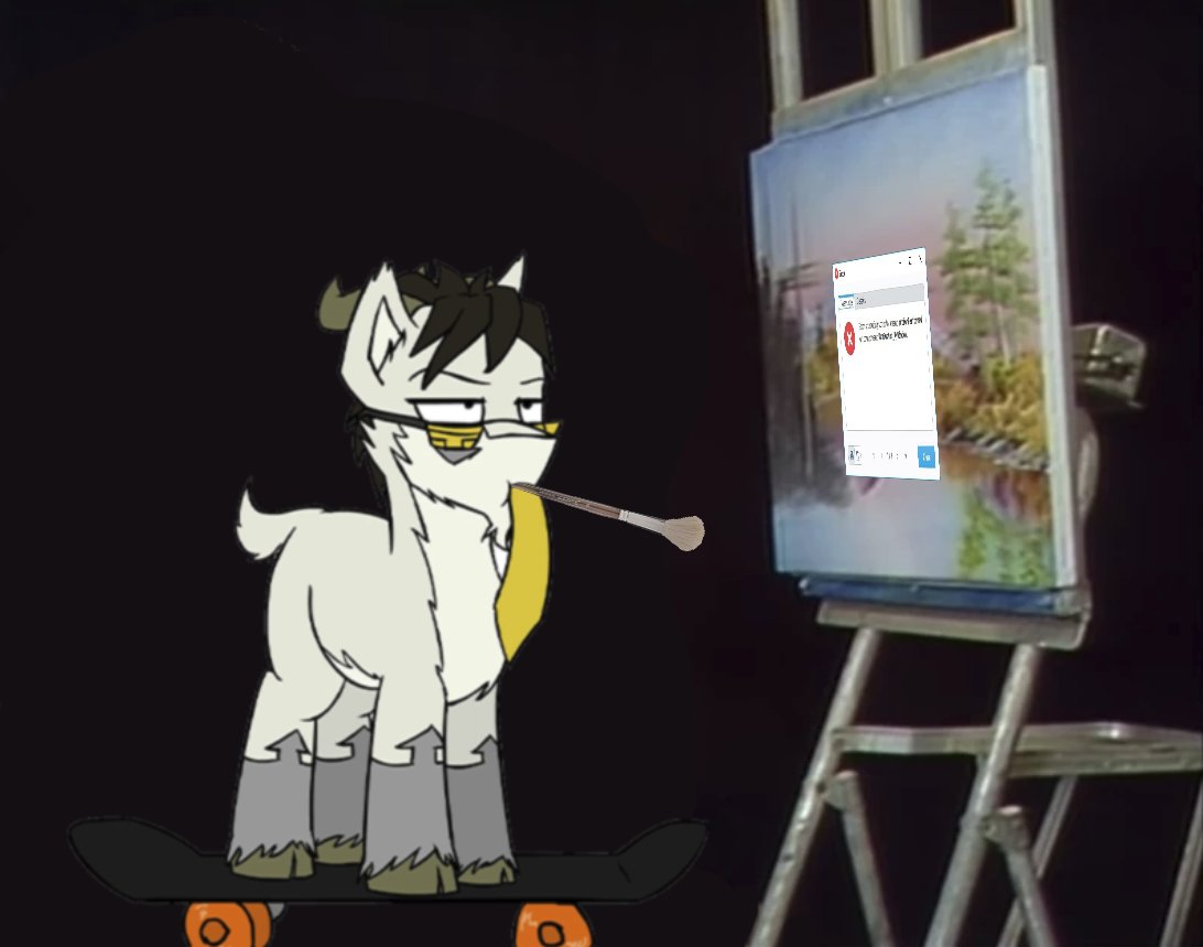 Join <a href="/CaptainHoers/">CaptainHoers - elsewhere</a> at #GalaPunk on a gentle journey through the process of animation and enjoy the peaceful and meditative ways it is bringing art to your life, one drawing at a time. 
There's no mistakes here, just happy little accidents.