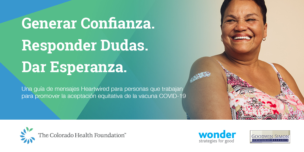 Es posible abordar las dudas sobre las vacunas. Nuestros mensajes y estrategias dieron como resultado un aumento de cinco puntos en la probabilidad de vacunación contra el COVID-19. Más información aquí: bit.ly/3BegwmG