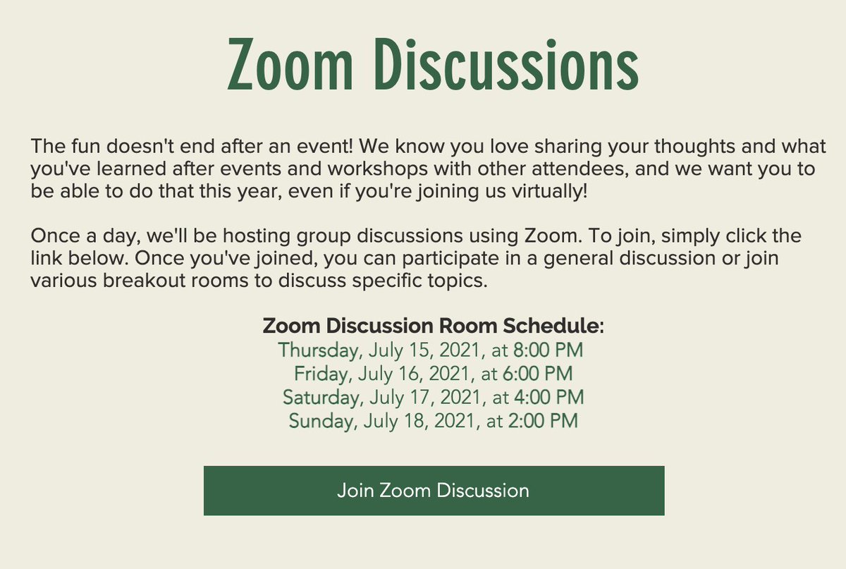 Join our Zoom discussion tonight at 6 to talk about your favorite parts of the festival with others! Last night's discussion was a ton of fun!

To join, visit the Zoom Discussions page on skfow25.com at 6 p.m. and click the button!