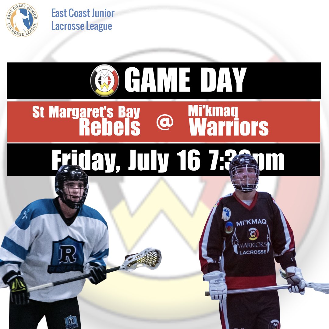 The Warriors are back home this evening facing off the St Margaret’s Bay Rebels at 7:30pm! This is sure to be a good matchup, and with the spectator limit increased, make sure you get out to watch this one!
