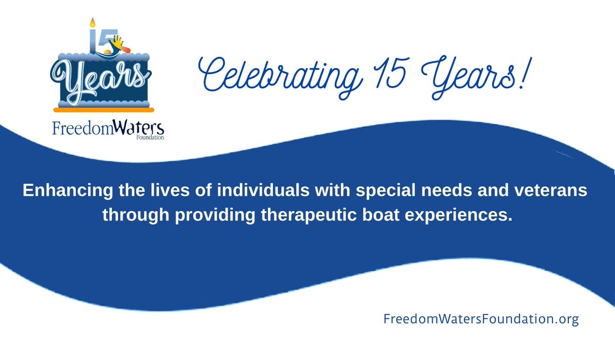 <a href="/FreedomWaters/">Freedom Waters</a> started in #FtLauderdale 15 years ago and has expanded across the state to the #Naples area and now into Georgia. Learn more about our organization on our website: freedomwatersfoundation.org