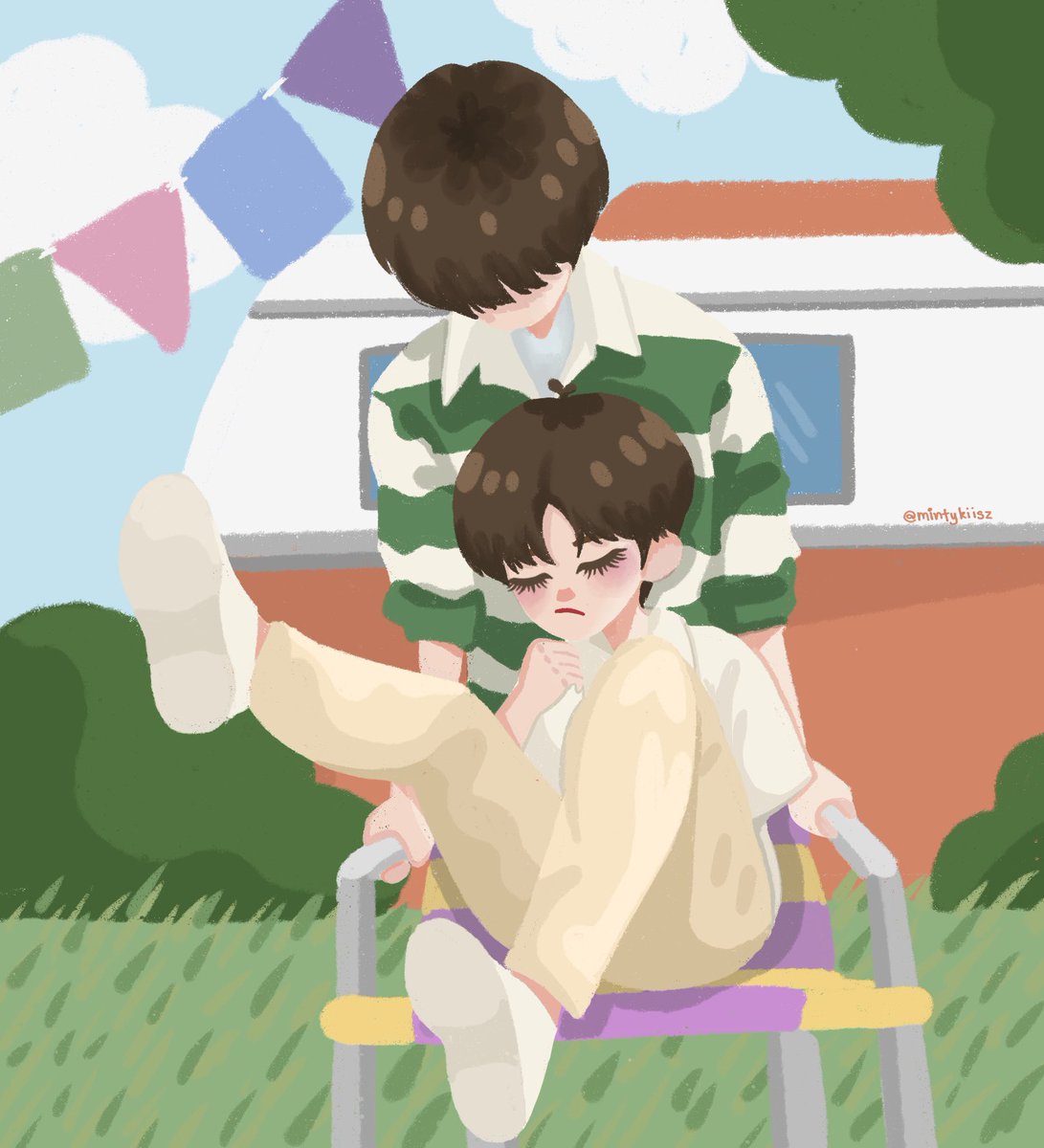 หม่าม๊า!!ผู้ชายแกล้งหนูอีกแล้ว😭 #NOMIN #โน่มิน