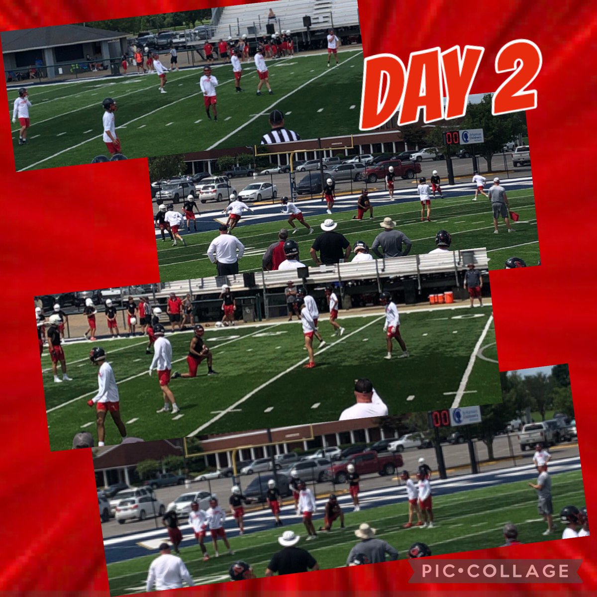 cycl1FBboosters's tweet photo. Cyclones working hard these past two days at Shiloh 7 on 7 team camp! https://t.co/HdnVZx2kK0