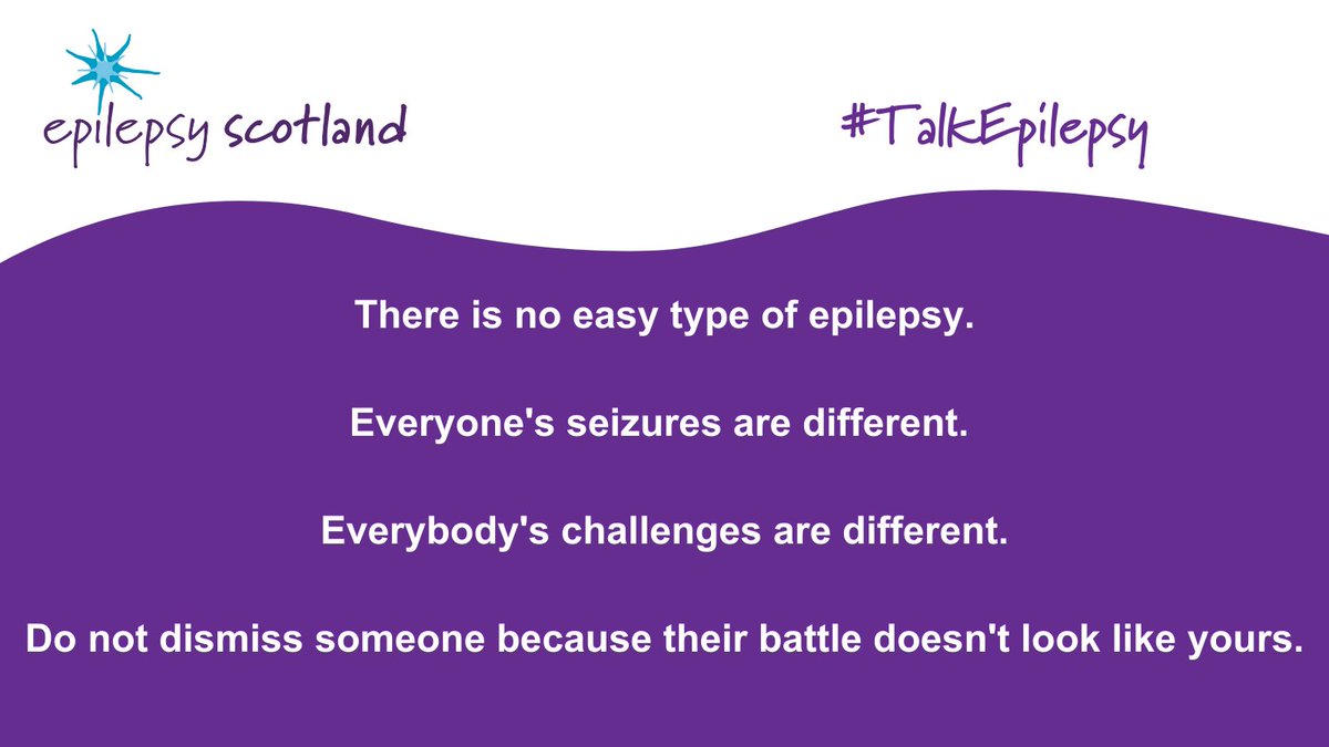 Everyone's epilepsy is different. Everyone's seizures are different. Everybody's challenges are different. Do not dismiss someone because their battle doesn't look like yours. 

#TalkEpilepsy #Epilepsy #EpilepsyAwareness #EpilepsyWarriors #Seizures
