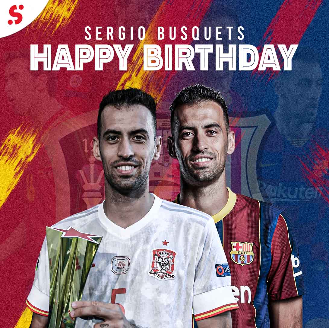 Happy 33rd birthday to Sergio Busquets!  One of the best CDM of all time..    