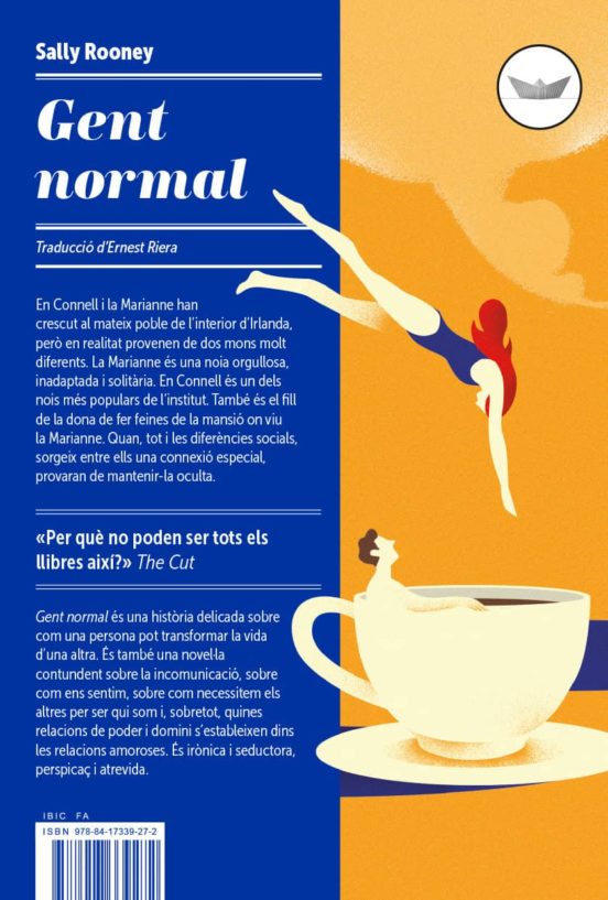 lletres's tweet photo. #Avuillegim 'Gent normal' de Sally Rooney. Traduït per  Ernest Riera: "Una novel·la contundent sobre la incomunicació, sobre com necessitem els altres per ser qui som i, sobretot, quines relacions de poder i domini s’estableixen dins les relacions amoroses." 

@Ed_Periscopi https://t.co/huNjC8IKf5