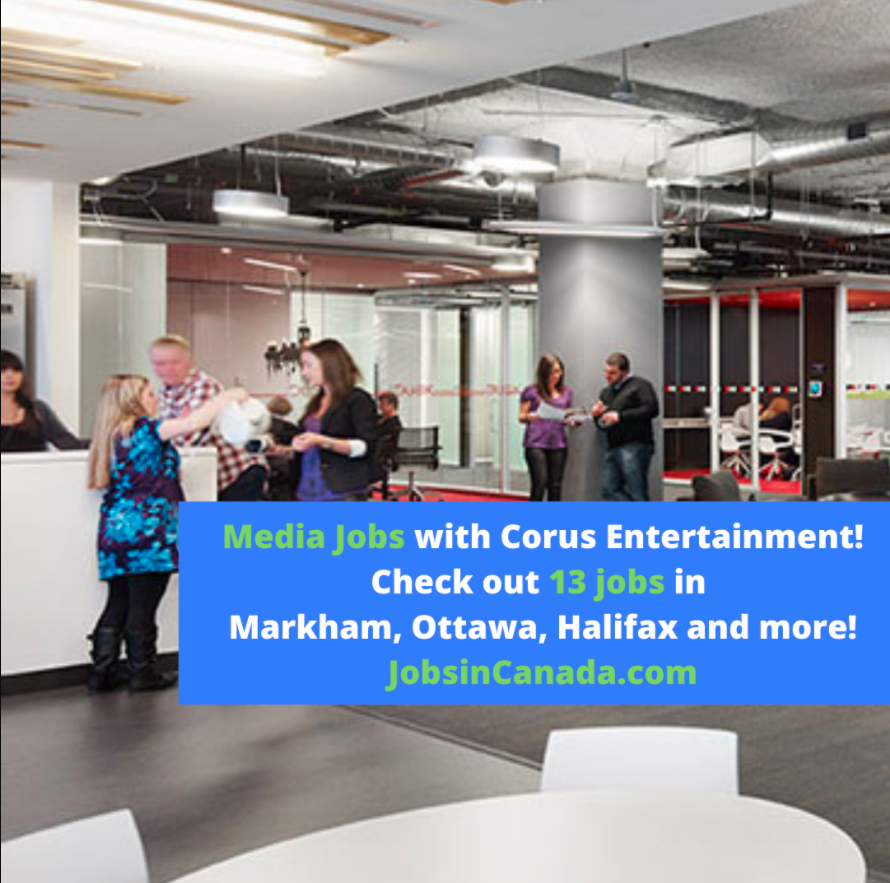 JobsinCanadaCom's tweet photo. Media Jobs with Corus Entertainment!
Check out 13 jobs in 
Markham, Ottawa, Halifax and more!

https://t.co/eqZhL4xZrm

https://t.co/GlcLtHzGgz 

#mediajobs #ontariojobs #Markhamjobs #Ottawajobs #Halifaxjobs #canadajobs #jobsincanada #jobscanada #radiojobs #jobsinmedia https://t.co/tv0MBoPjnO