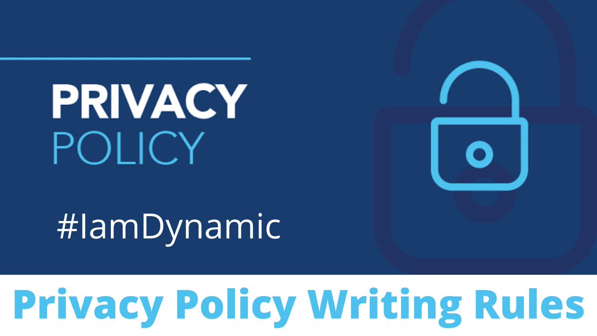 FAHIM FOYSAL KAMAL on Twitter: "How to write Privacy Policy for a