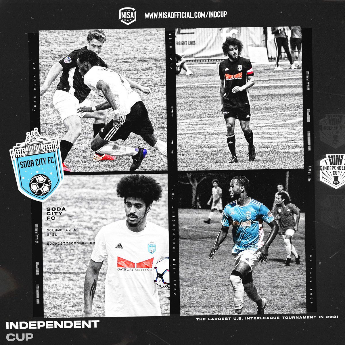 SodaCityFC's tweet photo. Give us a follow to stay in tune with our journey in the @TheNISANation Independent Cup! 😉

#SCFC #SodaCityFC https://t.co/JafcGHmSbf