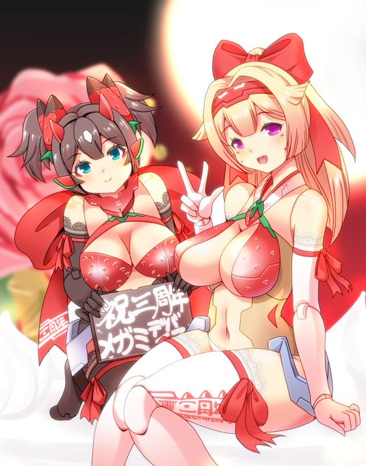 皇巫予約開始記念に朱羅再掲。
3周年記念イラスト
#メガミイラスト 