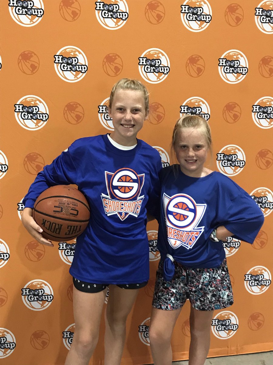 Sztenderowicz13's tweet photo. They love watching their big sister @bsztenderowicz play. Looking forward to heading to Nationals next week at the Gaylord. #littlefans #supportivesisters @HGSL_HoopGroup @ShoreshotsGirls https://t.co/BI3bTBGTqe