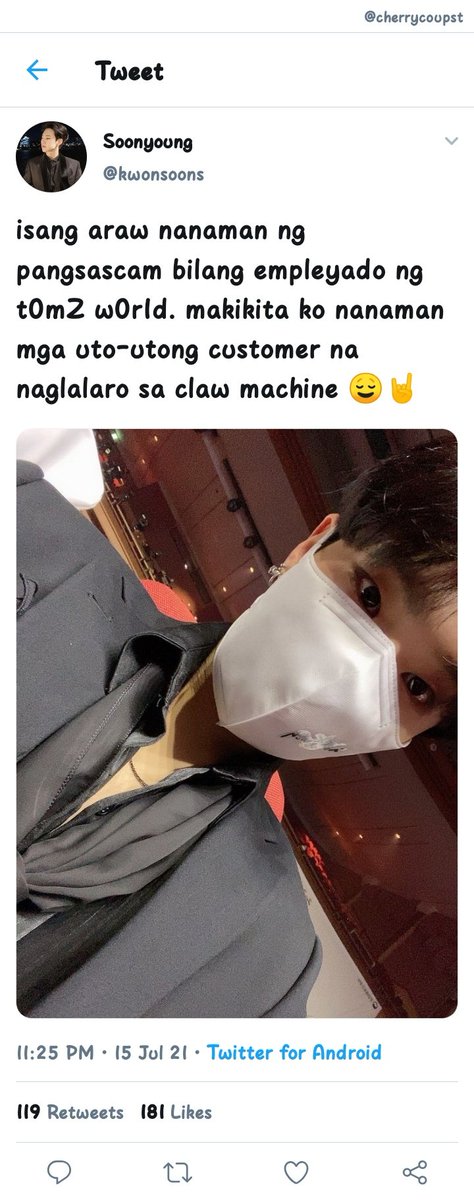 cherrycoupst's tweet photo. a soonhoon one shot filo au kung saan staff ng arcade si soonyoung at gigil sa claw machine si jihoon
#HWFF
#HOWOOffle
@HOWOOnderlandFF https://t.co/1J2v1BduQ5