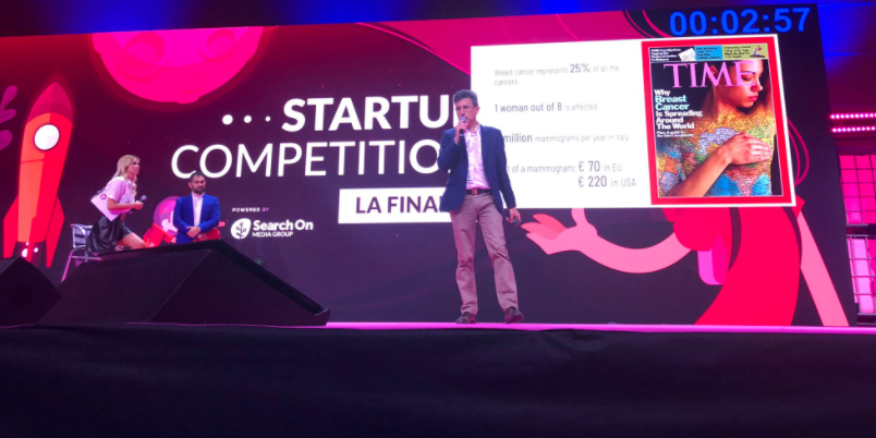 WMFWeMakeFuture's tweet photo. [Mainstage] È ora il momento di DeepMammo, Startup che applica l’AI al workflow radiologico e al digital imaging che supporta il lavoro dei radiologi nell'individuazione precoce di casi di tumore al seno.
Segui la live: 
https://t.co/5M0qaojgrj
#WMF2021 https://t.co/VLd7KcNJRQ