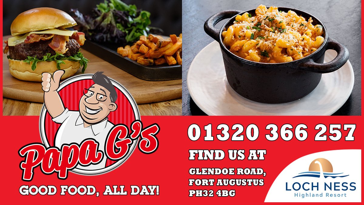 Papa G's Restaurant is NOW OPEN for sit-in and takeaway! Free parking. Find us within Loch Ness Highland Resort, Glendoe Road, Fort Augustus.
🦕 lochnesshighlandresort.com
📞 01320 366257
#LochNessHighlandResort #LochNessLodges #LochNess #LochNessMonster #NowOpen