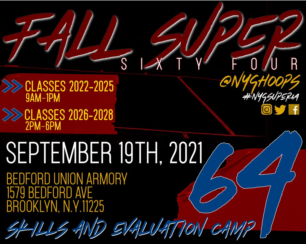 NYGHoops's tweet photo. WHO GOT NEXT❓
FALL  #NYGSuper64

🆚: #BestvsBest 
📸: @nyghoops 
🕰: September 19th, 2021 
📍: Brooklyn., NY 
🏟: Bedford Union Armory 
💻: @NYGHoops  
🎟: https://t.co/QWvje8MWDJ (REG) 

#NYGBB  • #GirlsBall2 • @egbhoops https://t.co/whrAoX6aFj