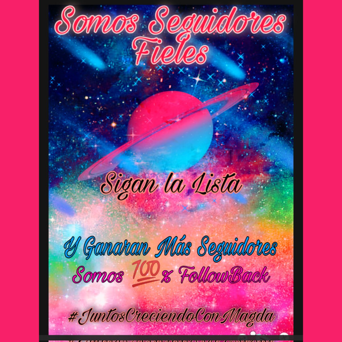 Eles26's tweet photo. @Magdale18192733 @JeniferFeix @RiverPlate_2020 @bosque_ruth @Sebastones14 @DiosasdeR @amor_love_3 @RosaNegra_08 @IndyAuntentica @mariaefs01 @dianimar_ @_JustPonce_ @UrreaAguas @DinaMoh76471535 @IfbSdv @CoromotoCampo @otrogoga60 #ViernesGanador
#JuntosCreciendoConMagda
#MañanaGanandoSeguidores
Seguimos a todos de vuelta 💯🔃
Sigue a @Magdale18192733 y ganarás muchos seguidores con sus dinámicas. https://t.co/TfLCv5iD9x