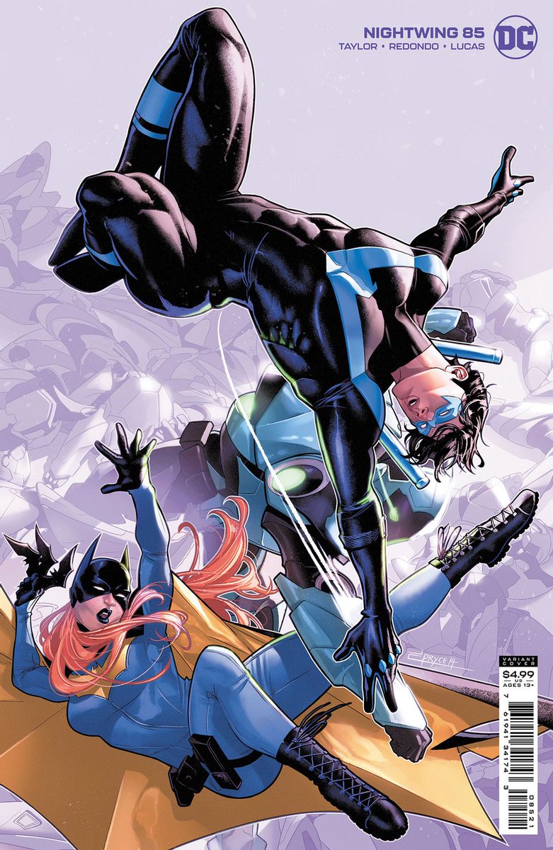 Nightwing and Batgirl fight side-by-side on both covers of Nightwing #85 - regular and variant.
Fear State continues in October.
#RobbiRodriguez <a href="/Bruno_Redondo_F/">Bruno Redondo draws stuff</a> <a href="/fxstudiocolor/">Adriano Lucas</a> <a href="/jesswchen/">Jesschillin</a> <a href="/Ben_Meares/">Ben Meares</a>