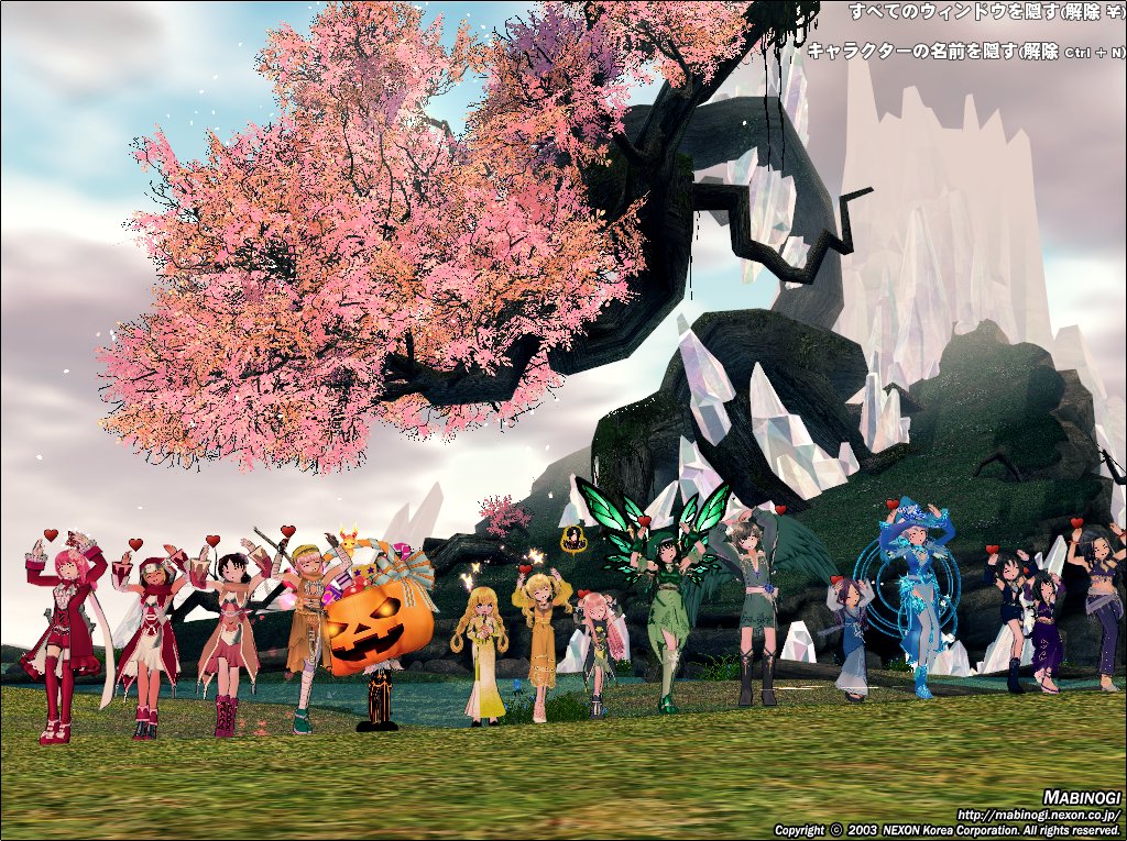 Uzivatel シャオロン フラニィー P 粒 Na Twitteru 風舞姫さんの虹色撮影会に参加しました 7色揃って撮影だけでなく 後ろ姿で 世界樹を見上げるような撮影をしたり みんなで電車に乗ったりと色々楽しめました ありがとうございました マビノギ T