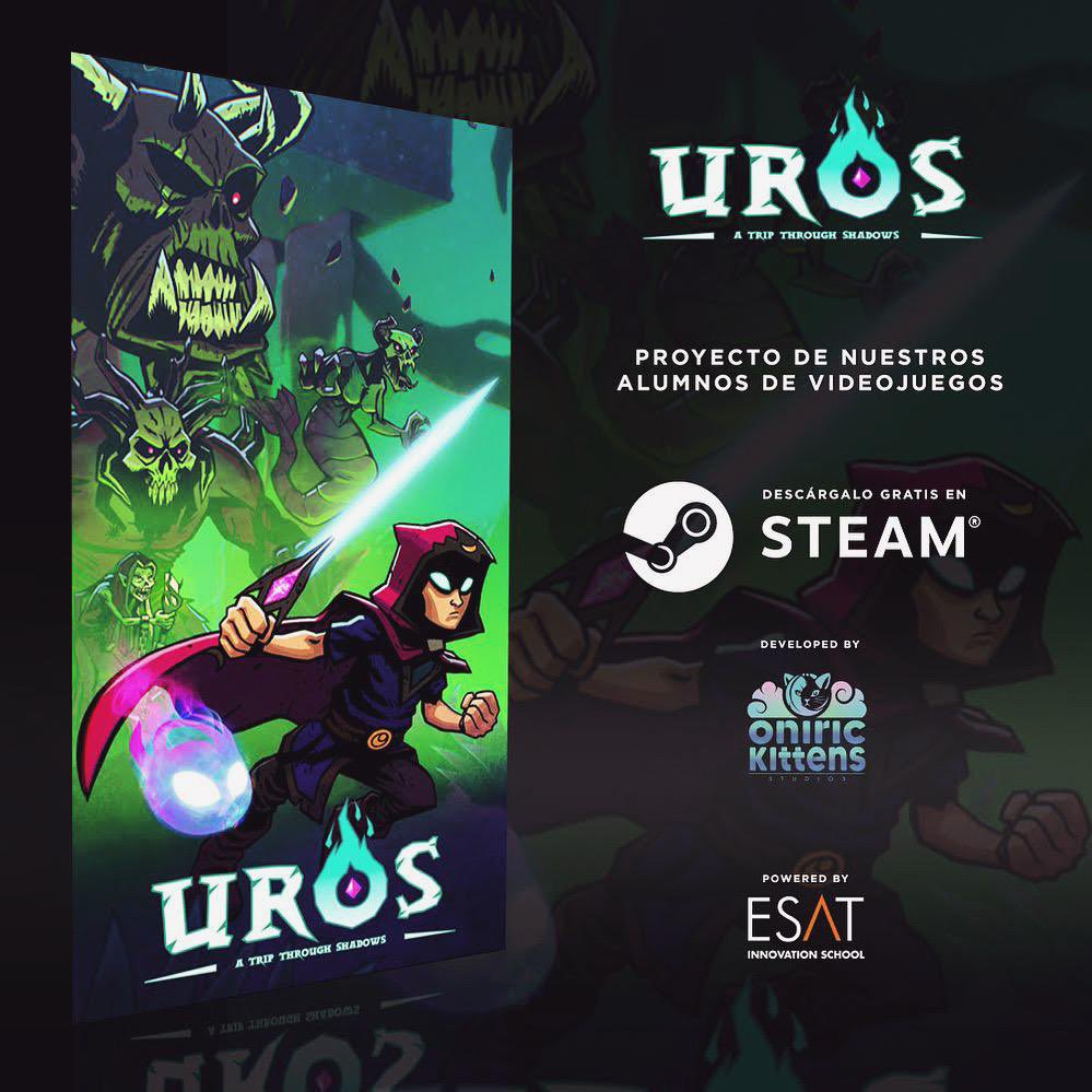 🔥UROS - A Trip Through Shadows!!! descárgalo GRATIS en STEAM Powered by #ESAT_valencia #ESAT_alumni #Uros #videogames #IndieGameDev #GameDev #UE4 #unrealengine4