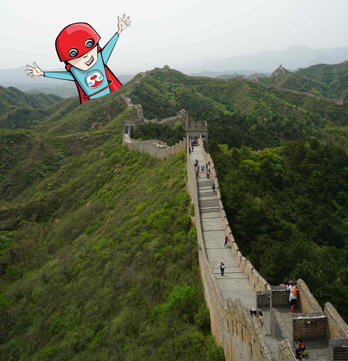 #SpotSuperStretch! Where’s Super Stretch this week on summer break? He truly is seeing the entire world. 🌏 Ask your friends, family, whoever and see if everyone can get it!