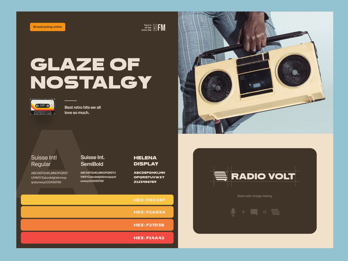 dribbble's tweet photo. Retro Music and Podcasts Online by Halo Graphic for Halo Lab – https://t.co/9u5PBt9nfM

#retrovibes #podcast #branding #retrostyle #retroart #music #dribbble #dribbblers #retroinspo #inspired #designer #graphicdesign https://t.co/iVGPv1FqbA