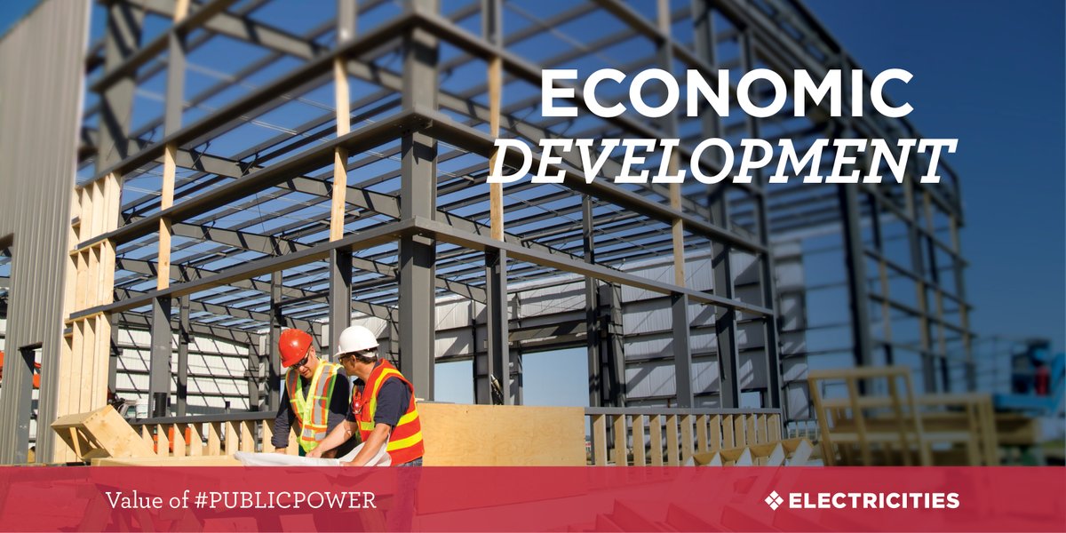 #PublicPower communities have access to economic development grants and resources aimed at helping them leverage growth opportunities. Check out electricities.com/services/econo… to learn more!