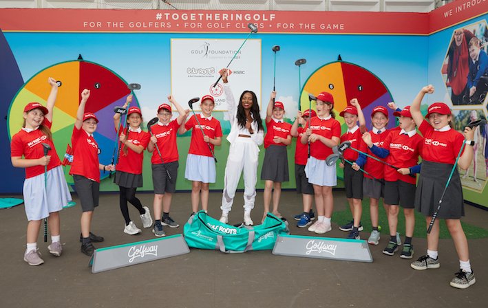 golffoundation's tweet photo. Golfway can help get 2 million kids having a first go at golf😀
Our Ambassador @nicolagolfer launched @GolfwayOfficial at Royal St George’s this week– a new fun format at core of @golffoundation schools plan. See story at https://t.co/5A8iyftJrd
 @RandA @HSBC_Sport @masters247 https://t.co/SdIu2IfWVY