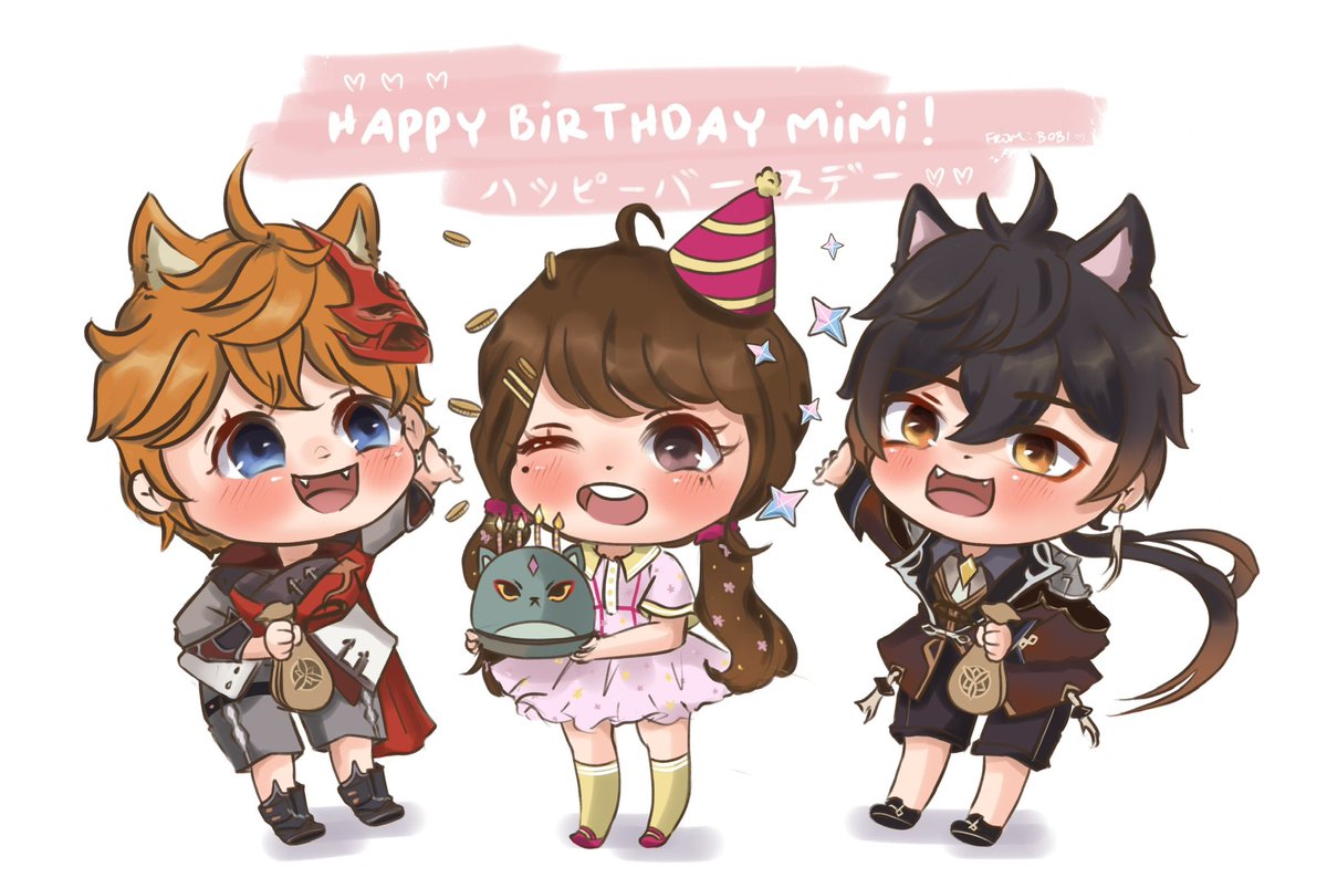 BTriestoart's tweet photo. HAPPY B-DAY @mimisuke37 https://t.co/X9ax0AoXLT