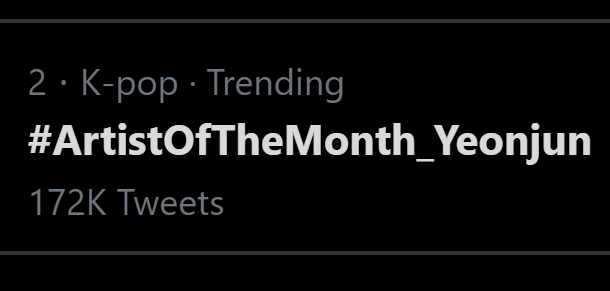 TXTCHART_KR's tweet photo. #ArtistOfTheMonth_Yeonjun is trending at #2 Worldwide🔥
@TXT_members @TXT_members (#5, #AOTM_연준) https://t.co/oR3SDAL1m7