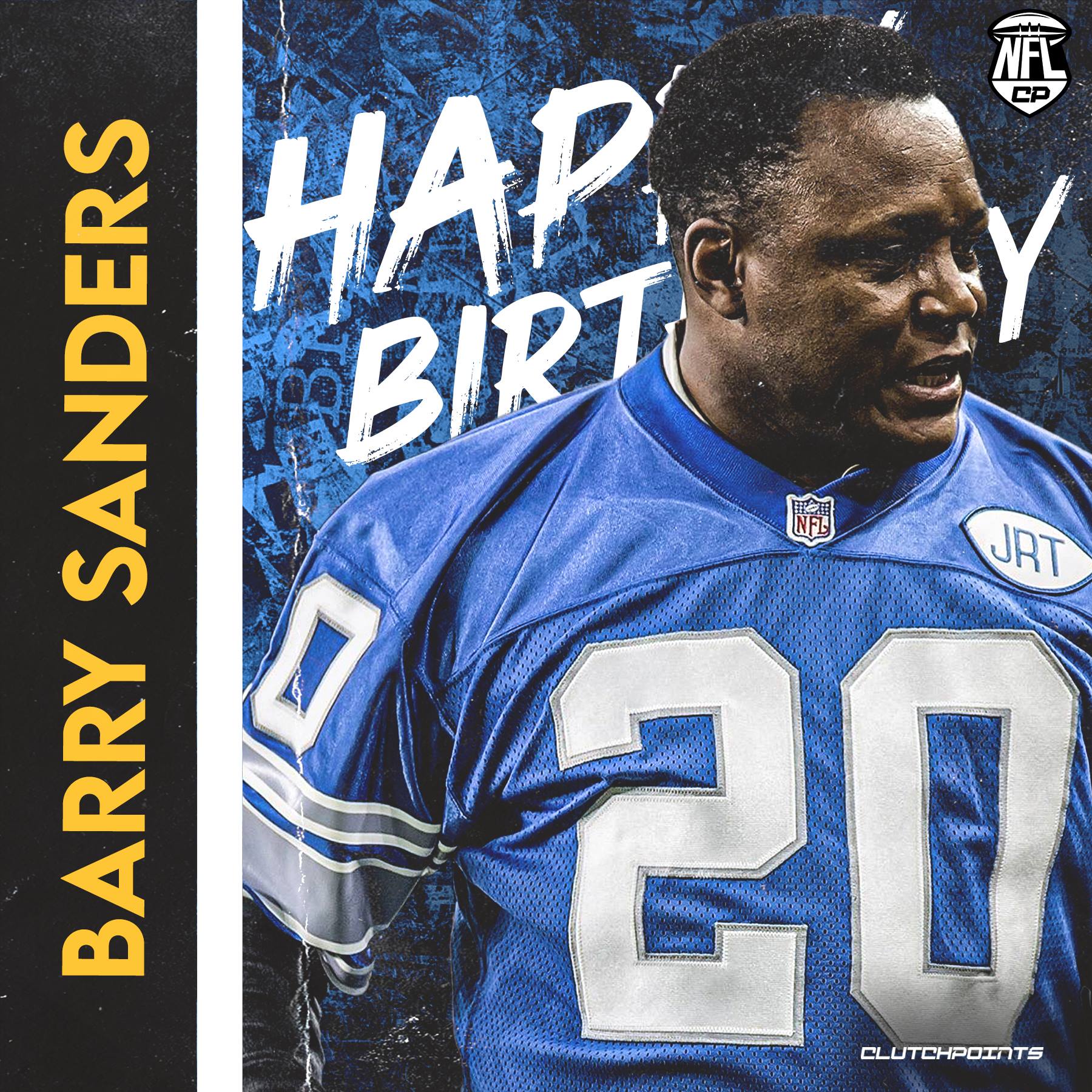 ClutchPoints NFL in wishing 10x Pro Bowler and Hall of Famer, Barry Sanders, a happy 53rd birthday!  