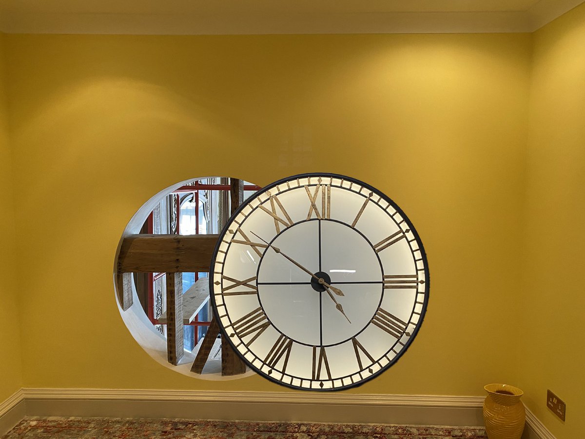 Lightmindedart's tweet image. A little #bedroom with a big #roundwindow - e have a #lightwork #installation planned…just a #computermockup at the moment but #watchthisspace