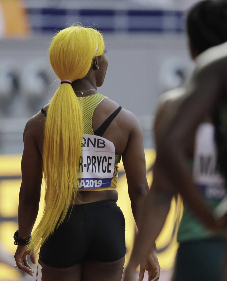 LetHuwiTweet's tweet photo. With 7 Days to the Olympics ..& apart the from the amazing races that’s about to happen, I’m definitely looking forward to see Shelly-Ann’s hair changes 😭🙌🏾 #TokyoOlympics #QueenOfHair #Pryceless @realshellyannfp 🇯🇲 https://t.co/nym2C8XcZ3