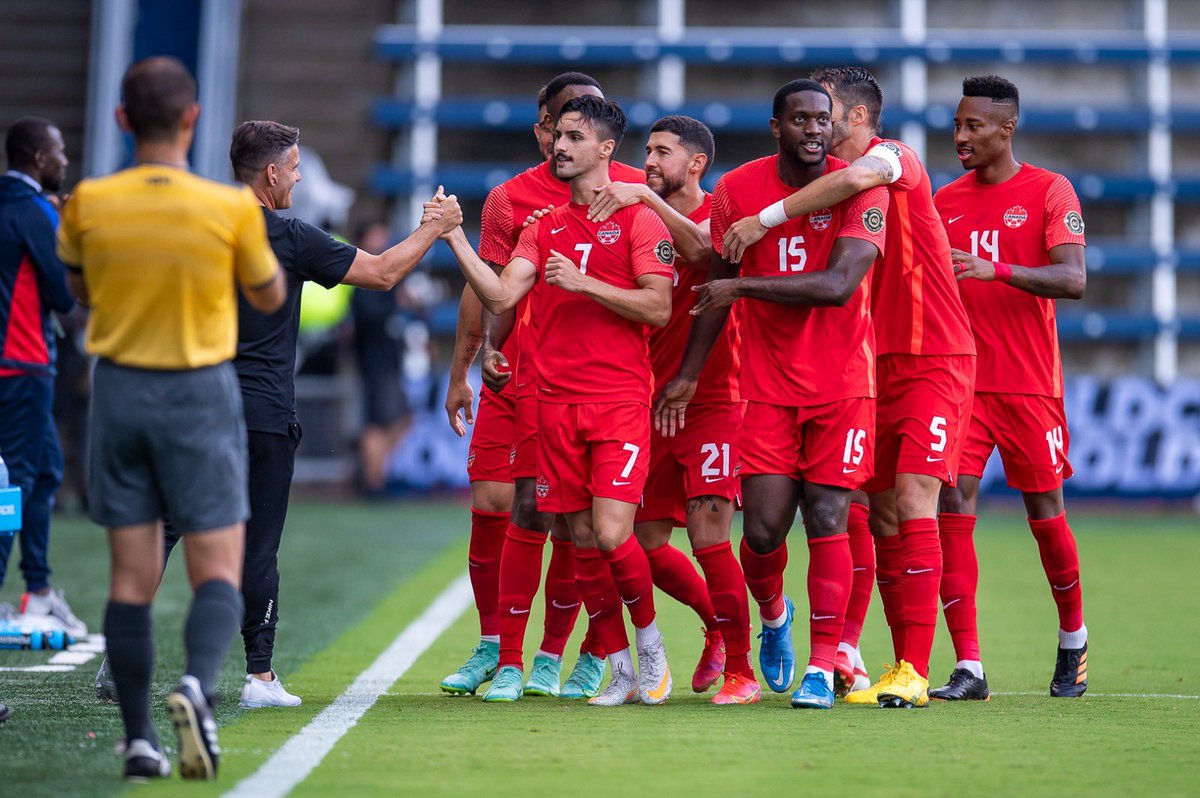 SystemFoot's tweet photo. [#GoldCup🌎] Victoire 4-1 du #Canada 🇨🇦 face à #Haïti 🇭🇹 !

⚽️ #Lambese 56’

⚽️ #Eustáquio 5’
⚽️⚽️ #Larin 51’ (pen) 74’
⚽️ #Hoilett (pen) 79’

#HAICAN https://t.co/bvfzGWgIE0
