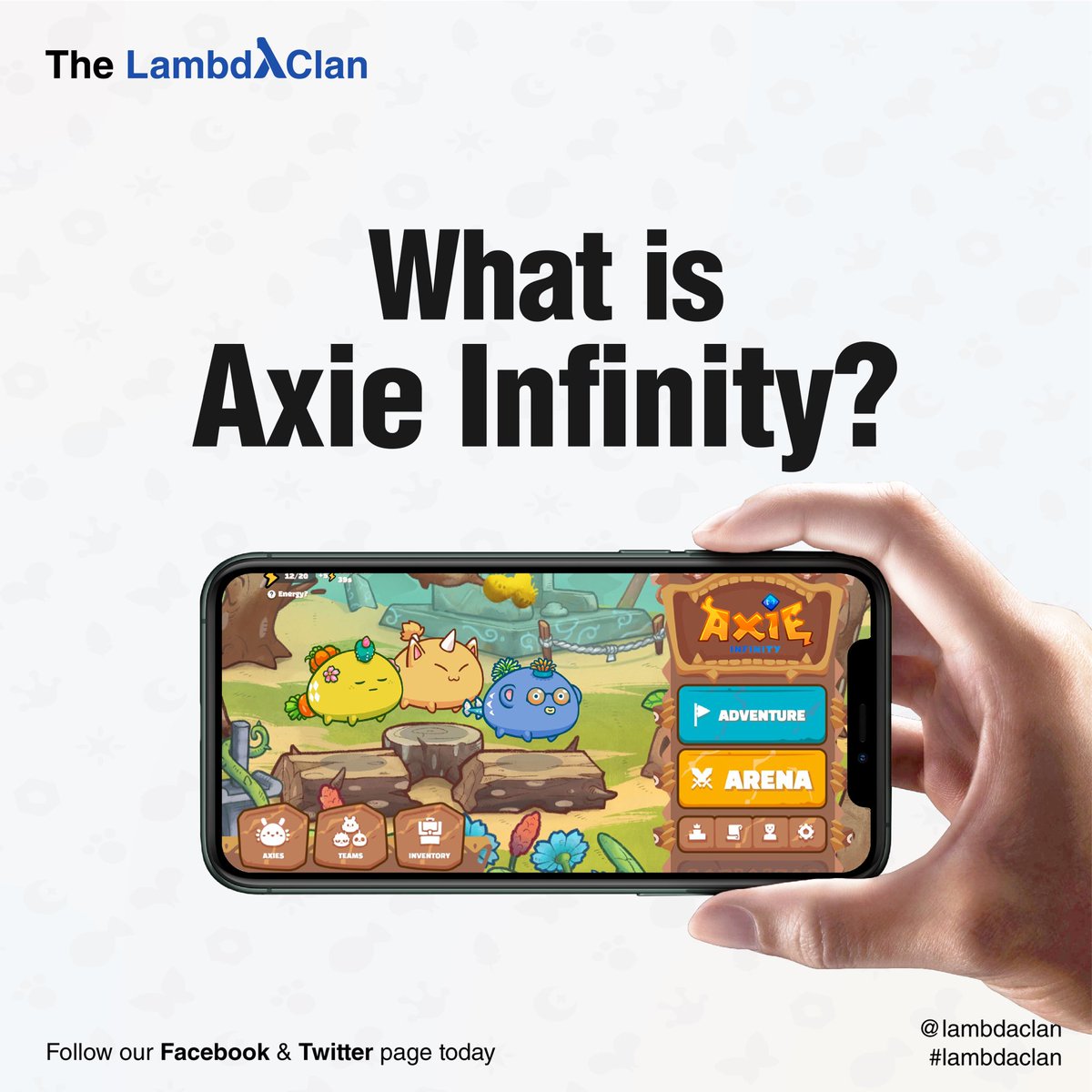 lambdaclan's tweet image. Learn about Axie Infinity, the latest play-to-earn game craze!

-Follow our Twitter 

-Follow our Facebook
facebook.com/lambdaclan

#AxieInfinity #MalaysianScholarship #PlayToEarn #LearnAboutAxie #SLP #AXS