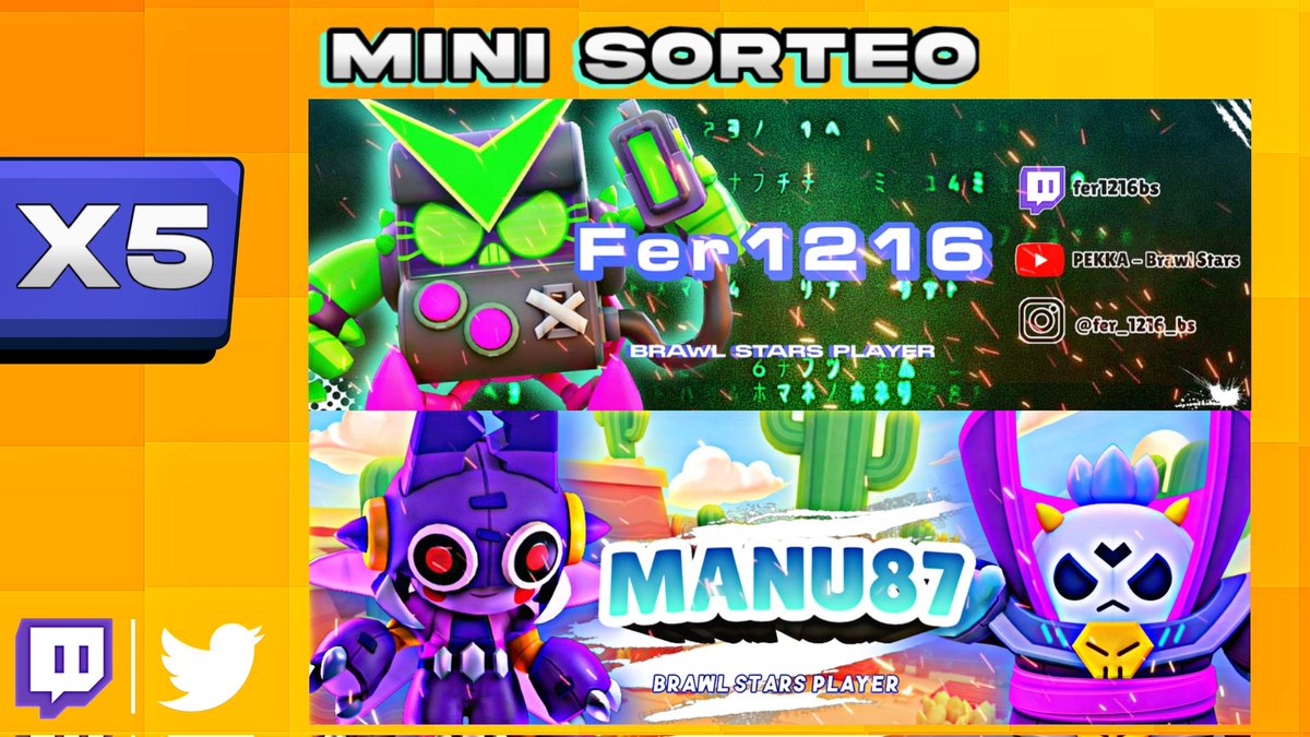 💙SORTEO💙
5 headers feos personalizados pal Twitter hechos por su humilde servidor.
Requisitos:
✅ MG ♥️ &amp; RT 🔁 a esta publicación.
✅ Seguirme: <a href="/fer1216bs/">Mr. Pekka 💔</a> 
✅Seguirme en tuitch: twitch.tv/fer1216bs

Los ganadores los anunciaré el 22 de Julio c:  

¡Suerte!💙