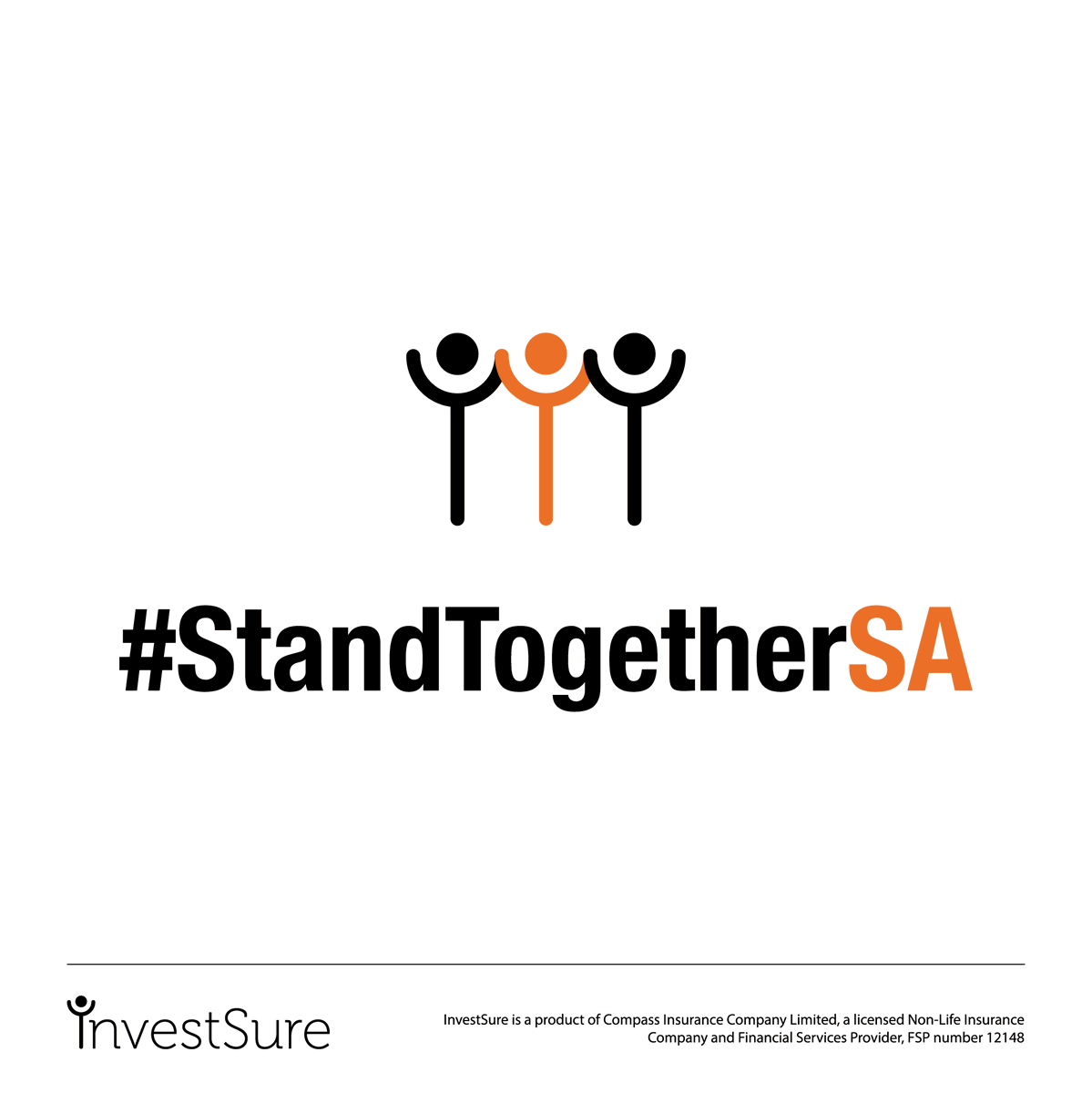 InvestsureZA's tweet photo. In these difficult times, InvestSure sends a message of support to all South Africans #StandtogetherSA https://t.co/6iJIWdAMmZ